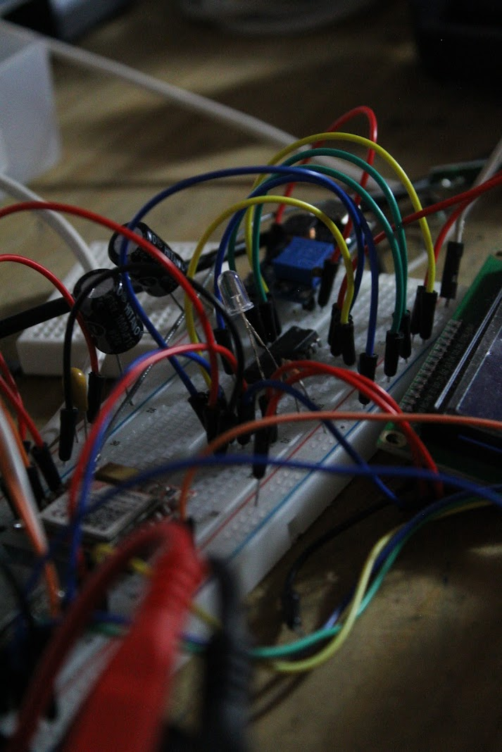 Early POSITECH electronics prototype